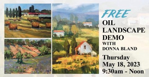 Landscape Demo in Oils Art Guild